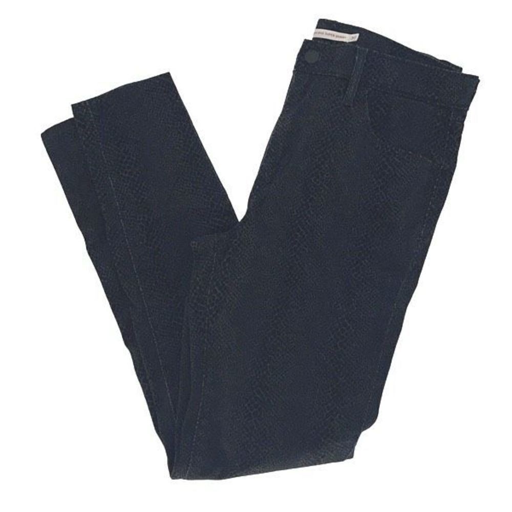 Levis Womens Snake Print 720 High Rise Super Skinny Leg‎ Black Pant Jean Size 30